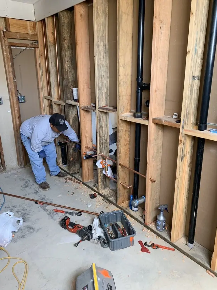 Commercial rough-in plumbing for Gas Line Repair in Straban
